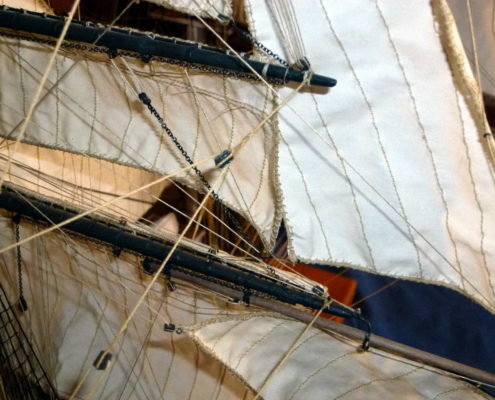 Complessità delle manovre e rigging del Cutty Sark